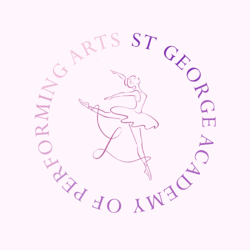 St George Academy of Performing Arts Logo on Kidsbook