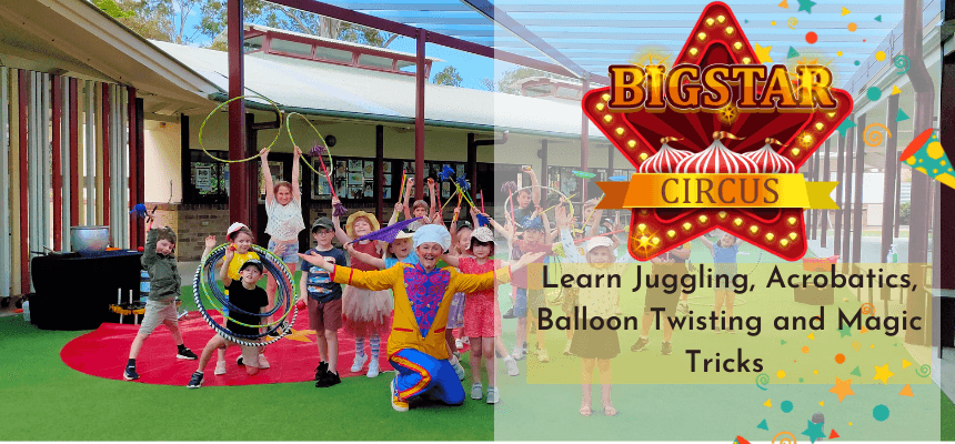 Big Star Circus  Logo on Kidsbook