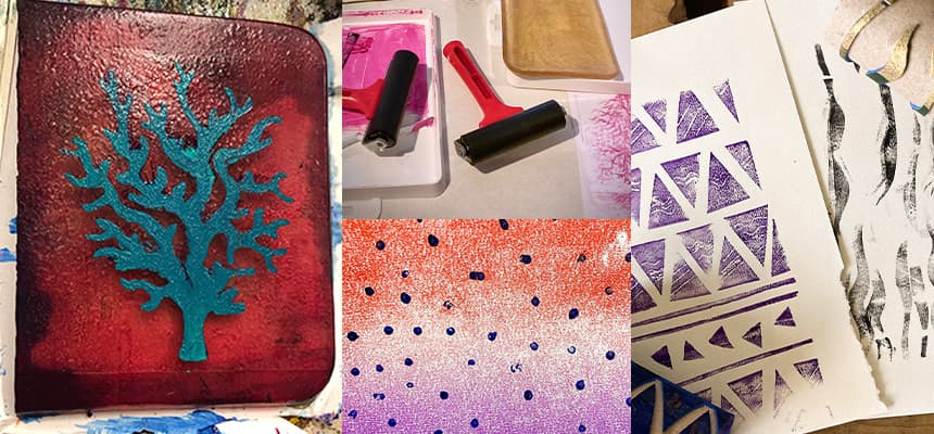 Free Gelli / Jelly Monoprint Workshop at Mullumbimby Public Library 6 July 2:30-4:00-image