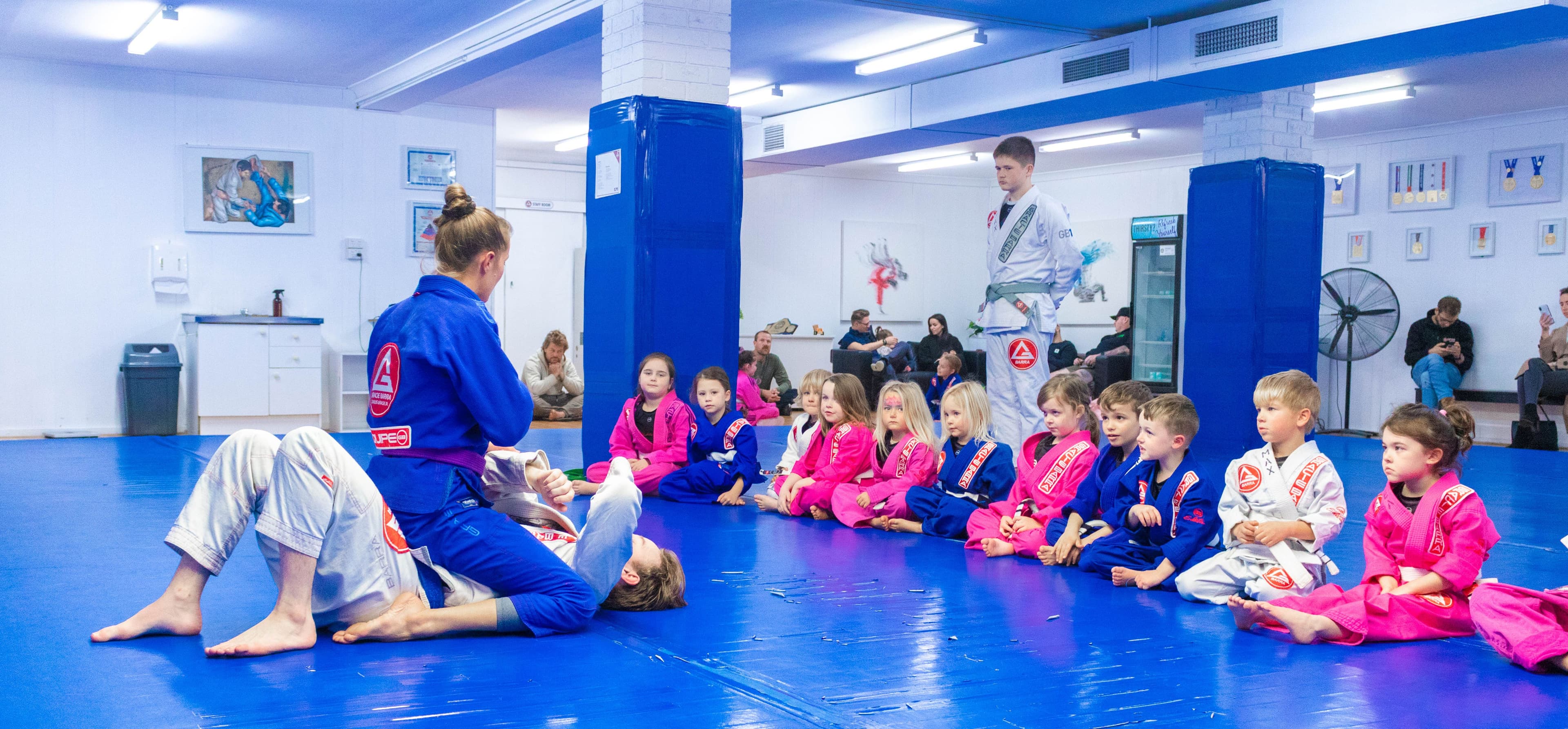 Gracie Barra Charlestown Logo on Kidsbook