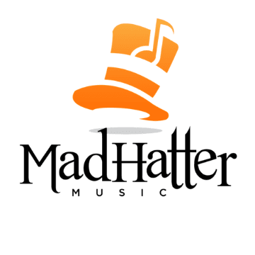 Mad Hatter Music Logo on Kidsbook