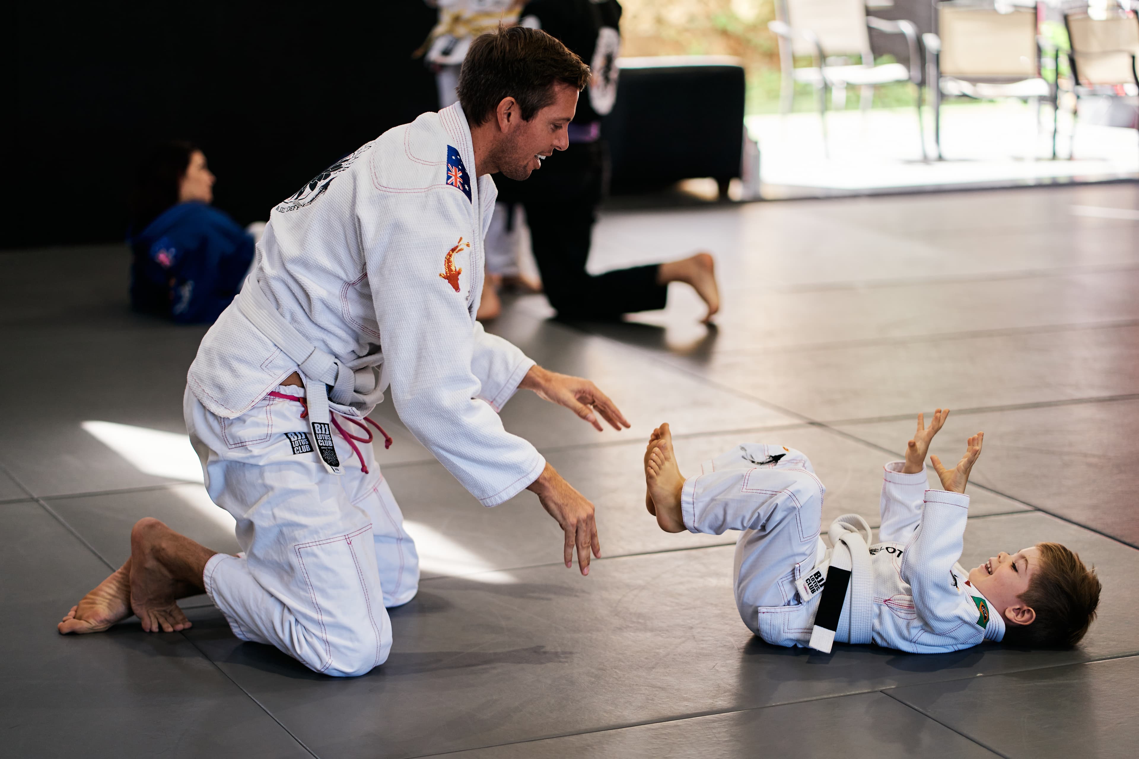 BJJ Lotus Club Logo on Kidsbook