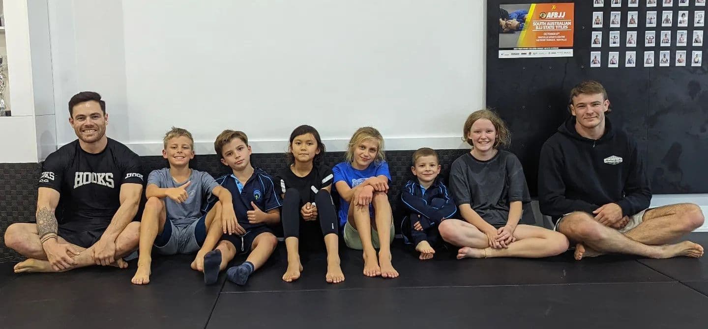 Beachside Jiu-Jitsu Logo on Kidsbook