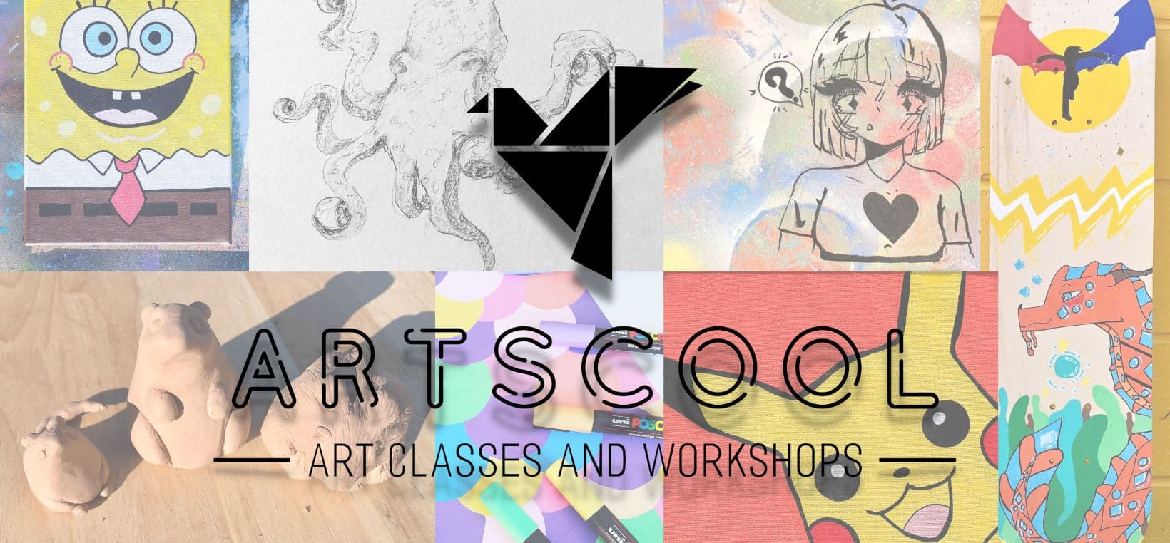 Artscool Studios Logo on Kidsbook