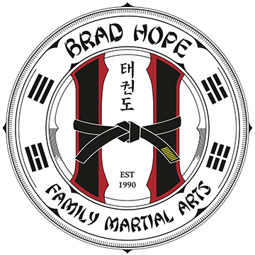Brad Hope Family Martial Arts Logo on Kidsbook
