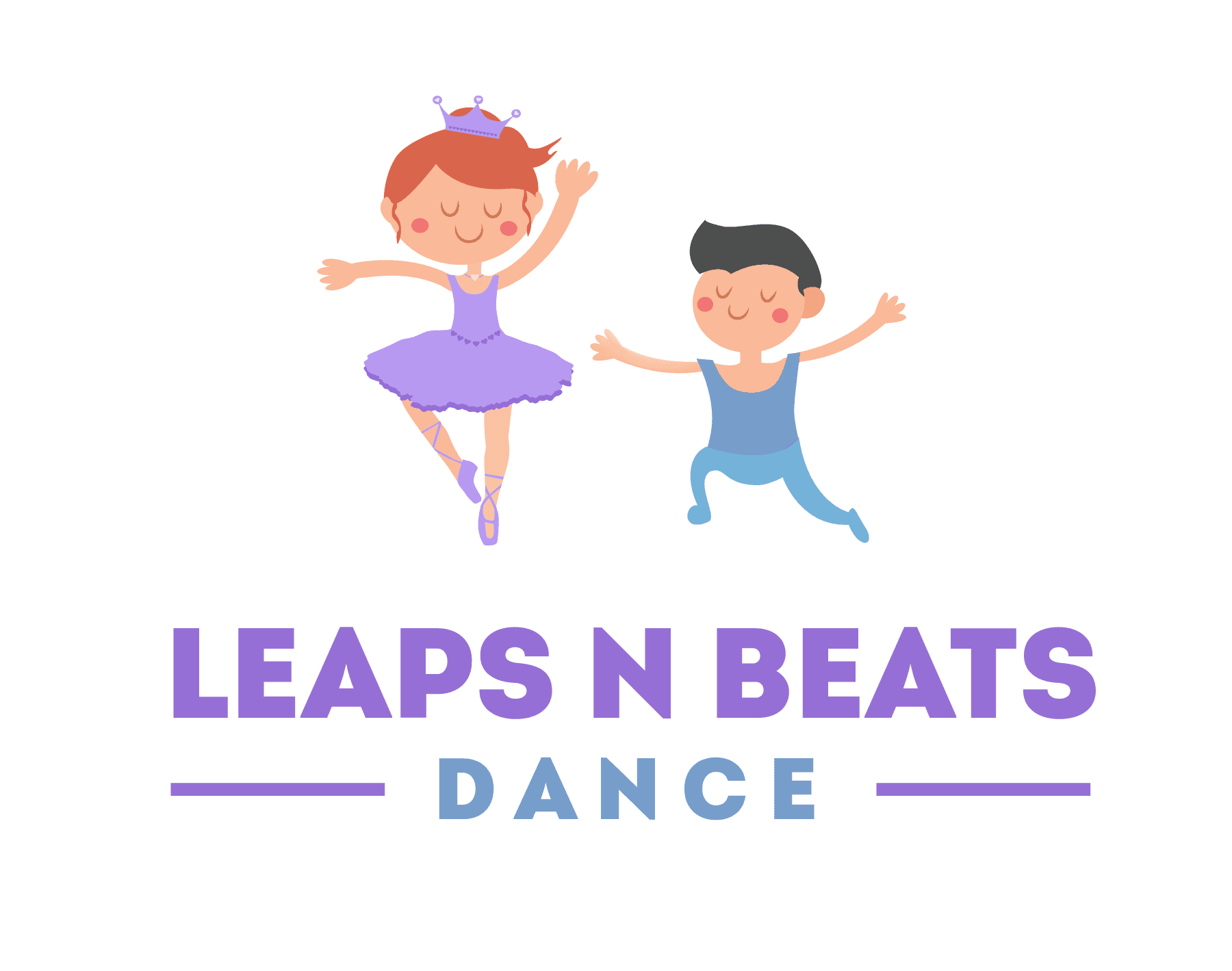 Leaps n Beats Dance Logo on Kidsbook