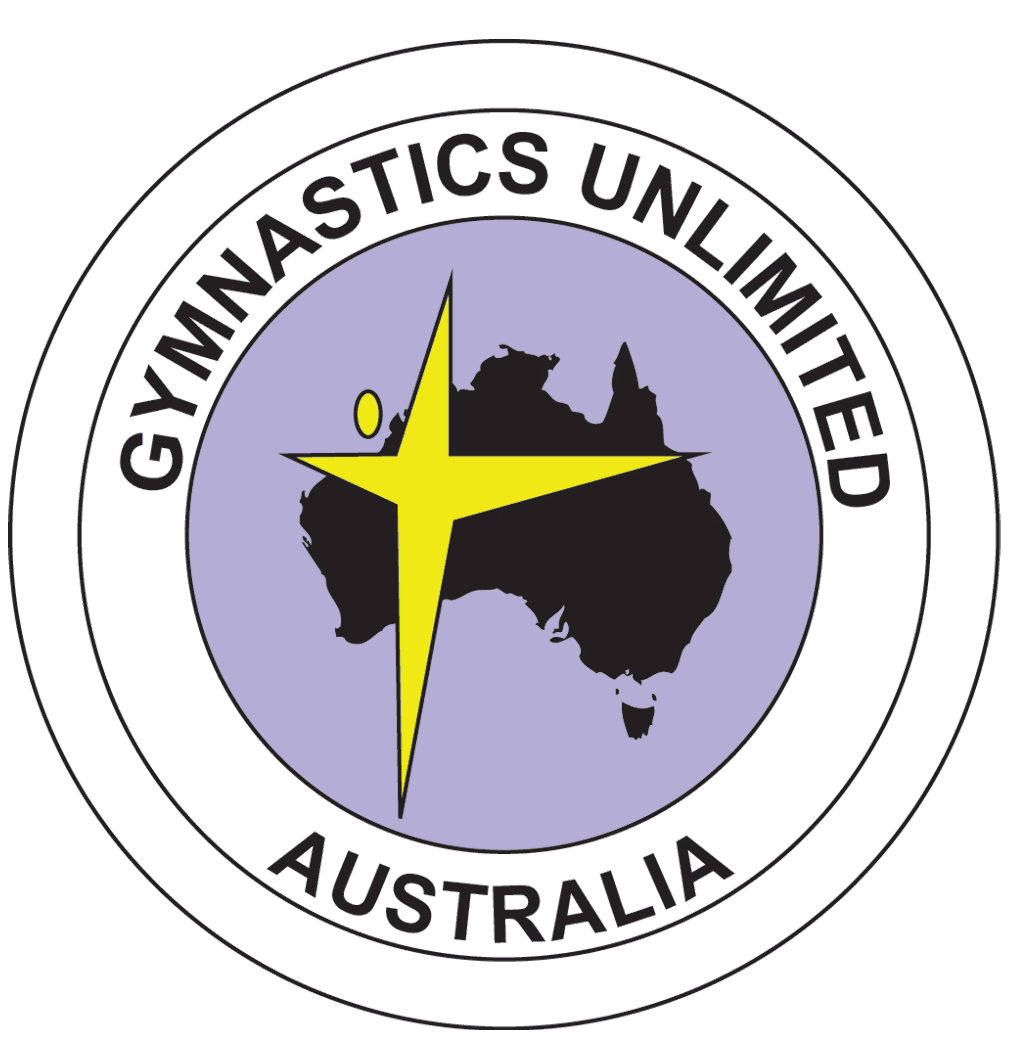 Gymnastics Unlimited Australia Logo on Kidsbook