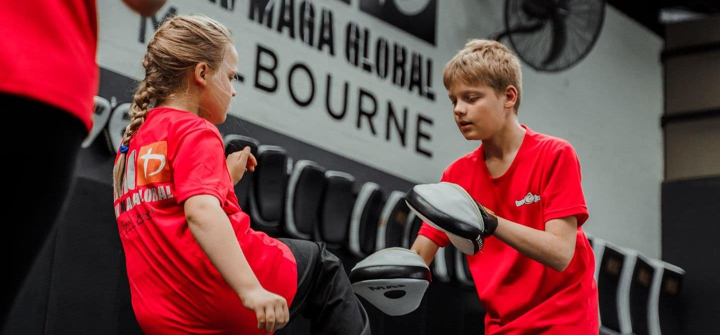 Krav Maga Melbourne Logo on Kidsbook