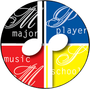 Major Player Music School Logo on Kidsbook