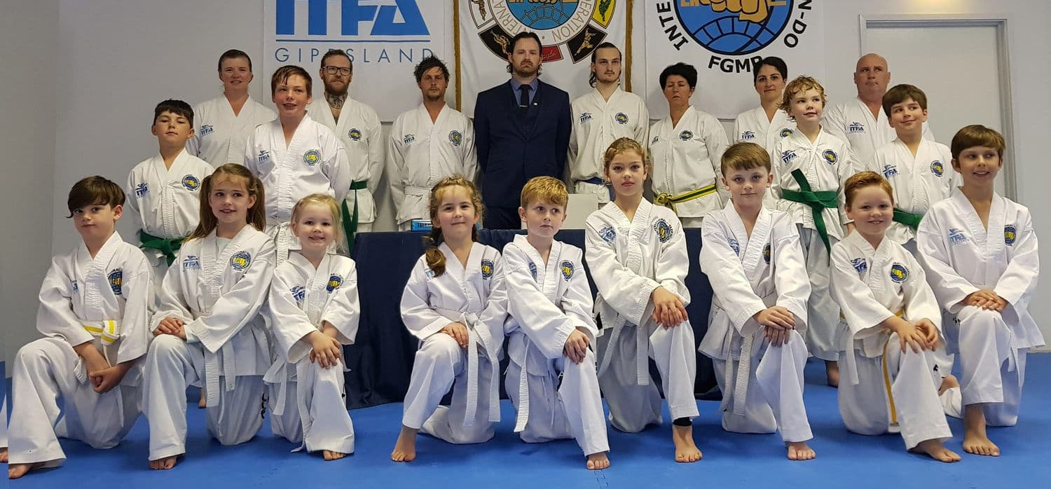 ITFA Taekwon-Do Gippsland Logo on Kidsbook
