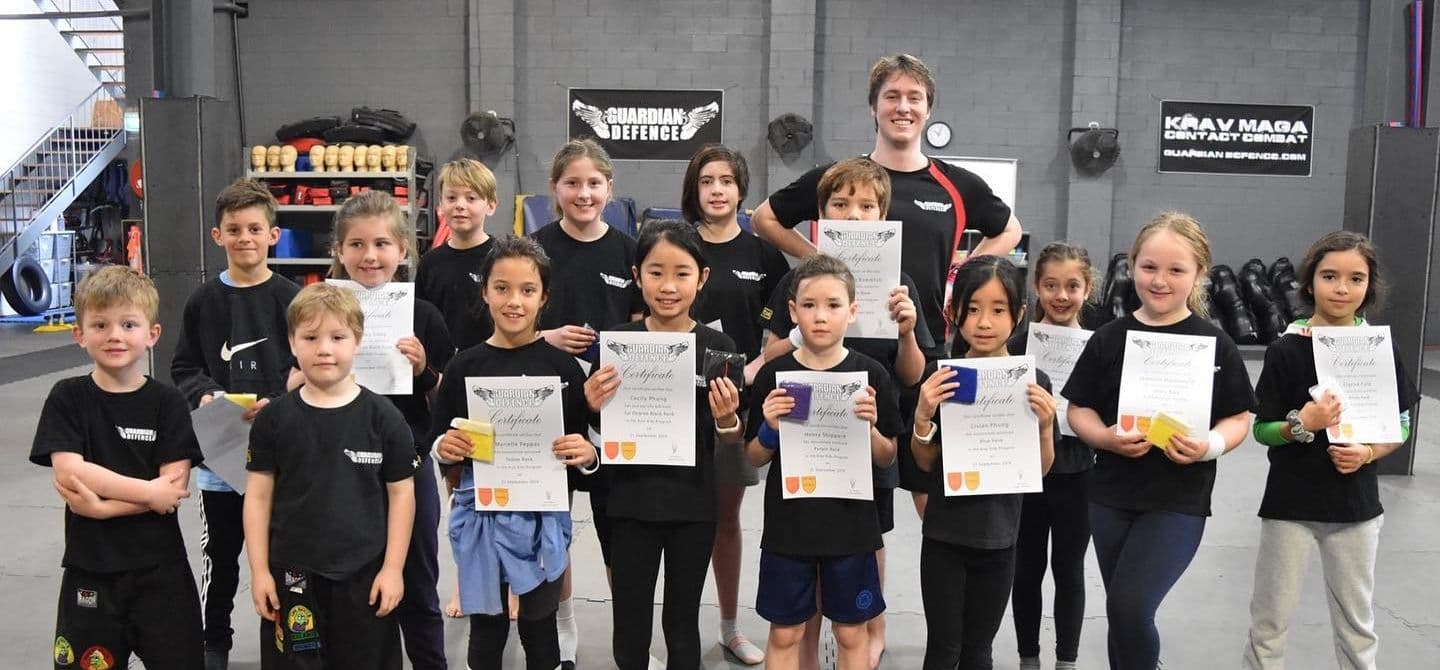 Guardian Defence - Krav Maga | Parkour | Kinetic Fighting-Integrated Combat Logo on Kidsbook