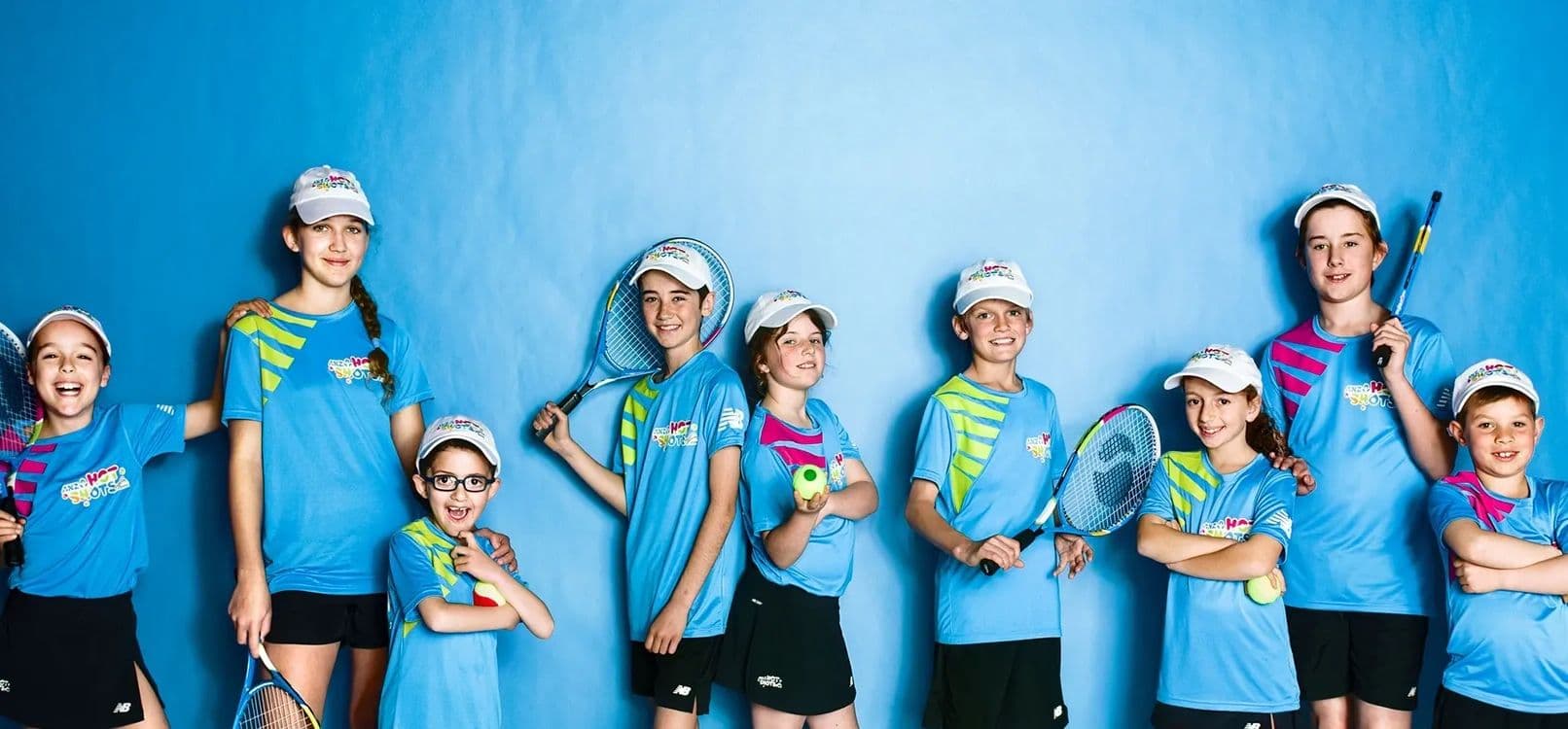 Tennis Learning Company Logo on Kidsbook
