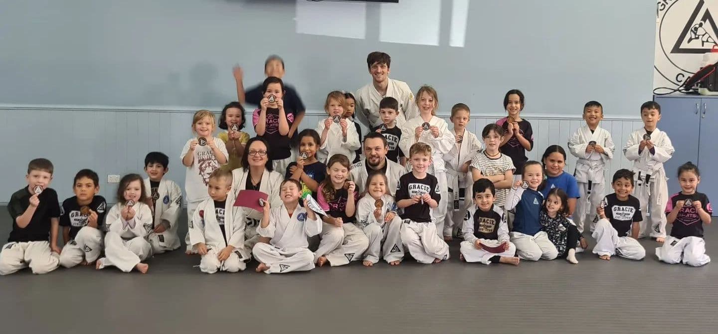 Gracie Jiu-jitsu Camira Logo on Kidsbook
