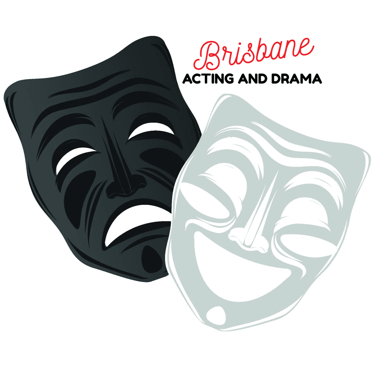 Brisbane Acting and Drama Logo on Kidsbook