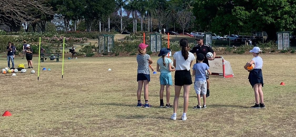 Goals Soccer Coaching Brisbane Logo on Kidsbook