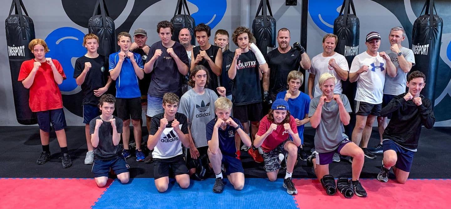 Competitive Boxing & Fitness Logo on Kidsbook