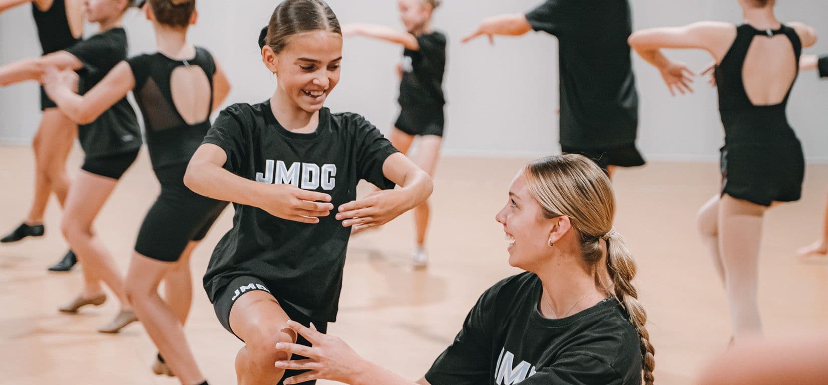 Jody Marshall Dance Company Logo on Kidsbook