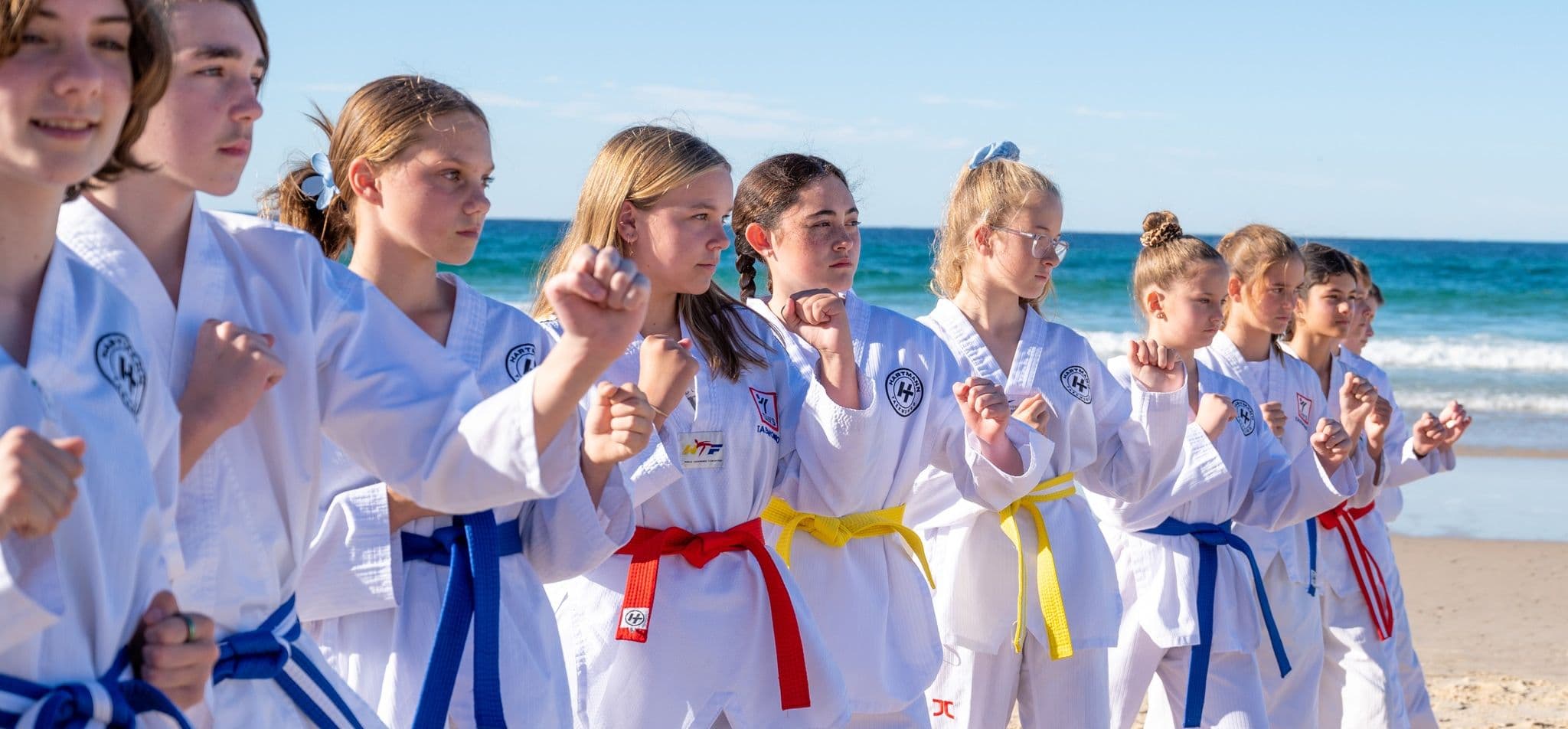 Hartmann Taekwondo - Merrimac & Currumbin Logo on Kidsbook