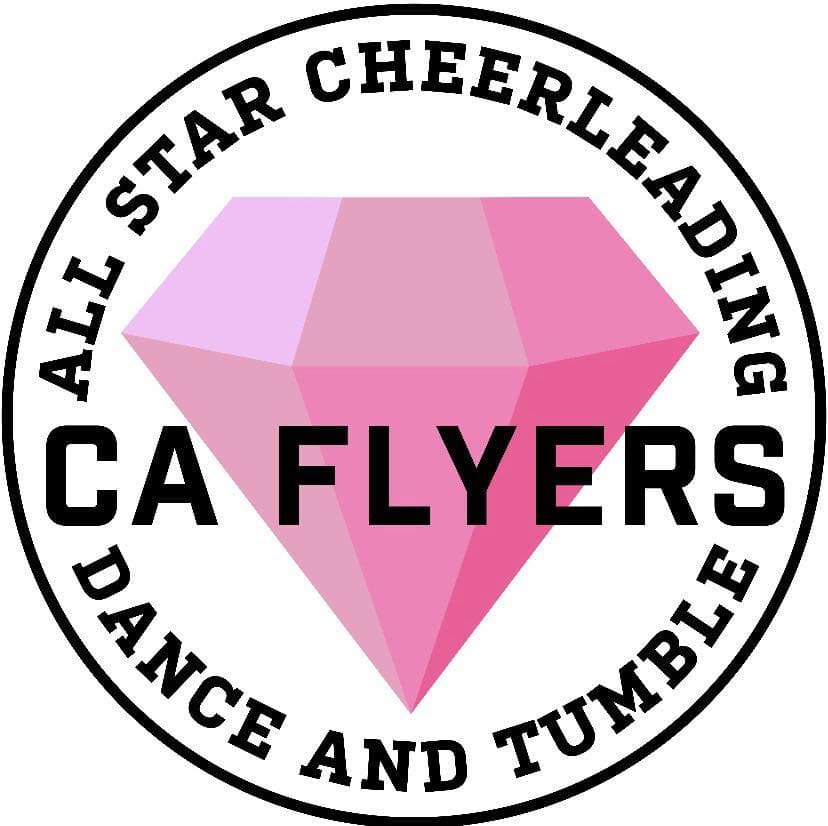 CA Flyers Cheerleading Logo on Kidsbook