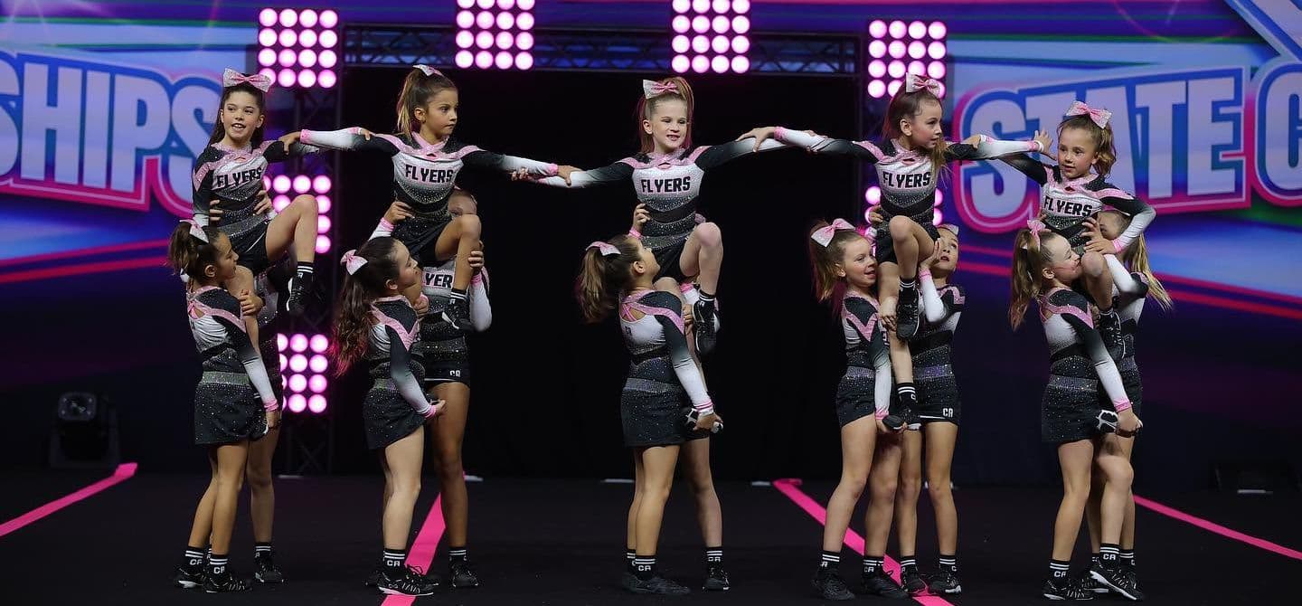 CA Flyers Cheerleading Logo on Kidsbook