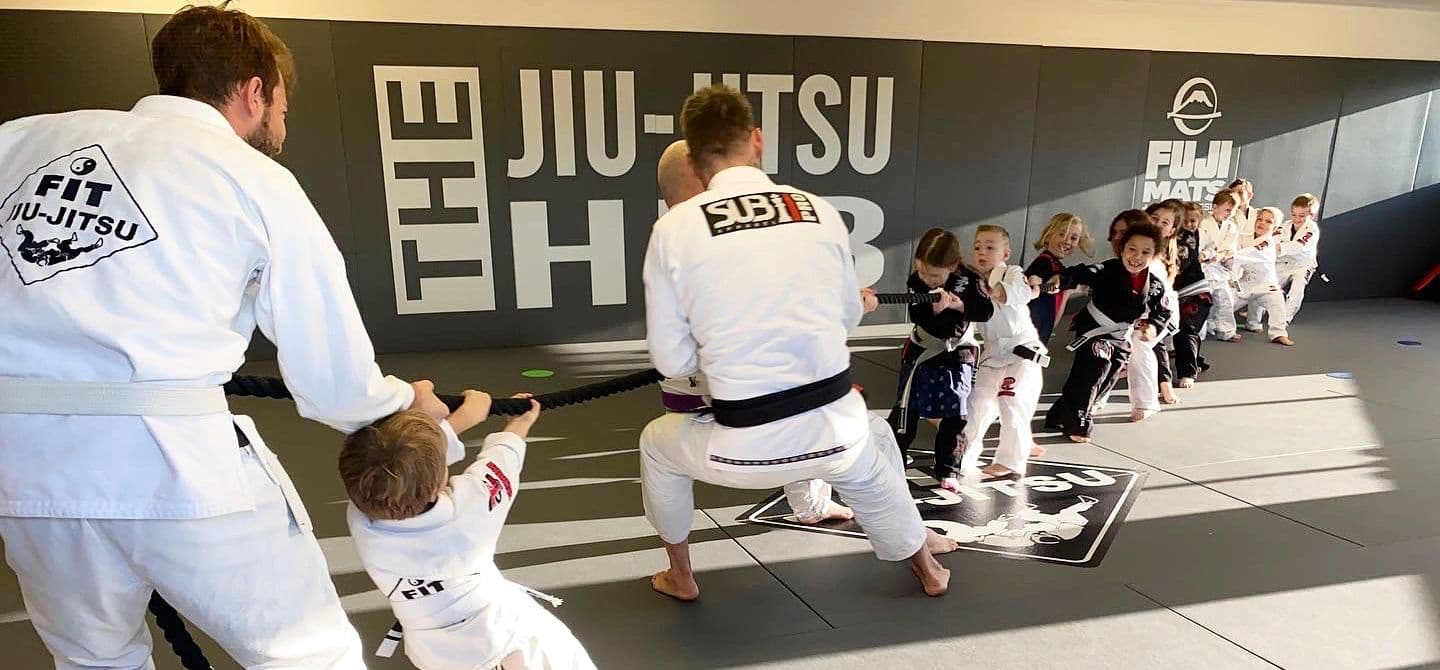 The Jiu-Jitsu Hub Logo on Kidsbook