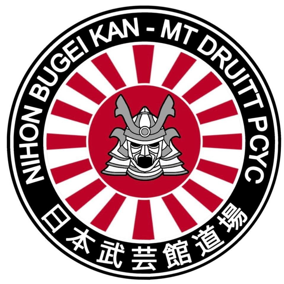 Nihon Bugei Kan Martial Arts Logo on Kidsbook