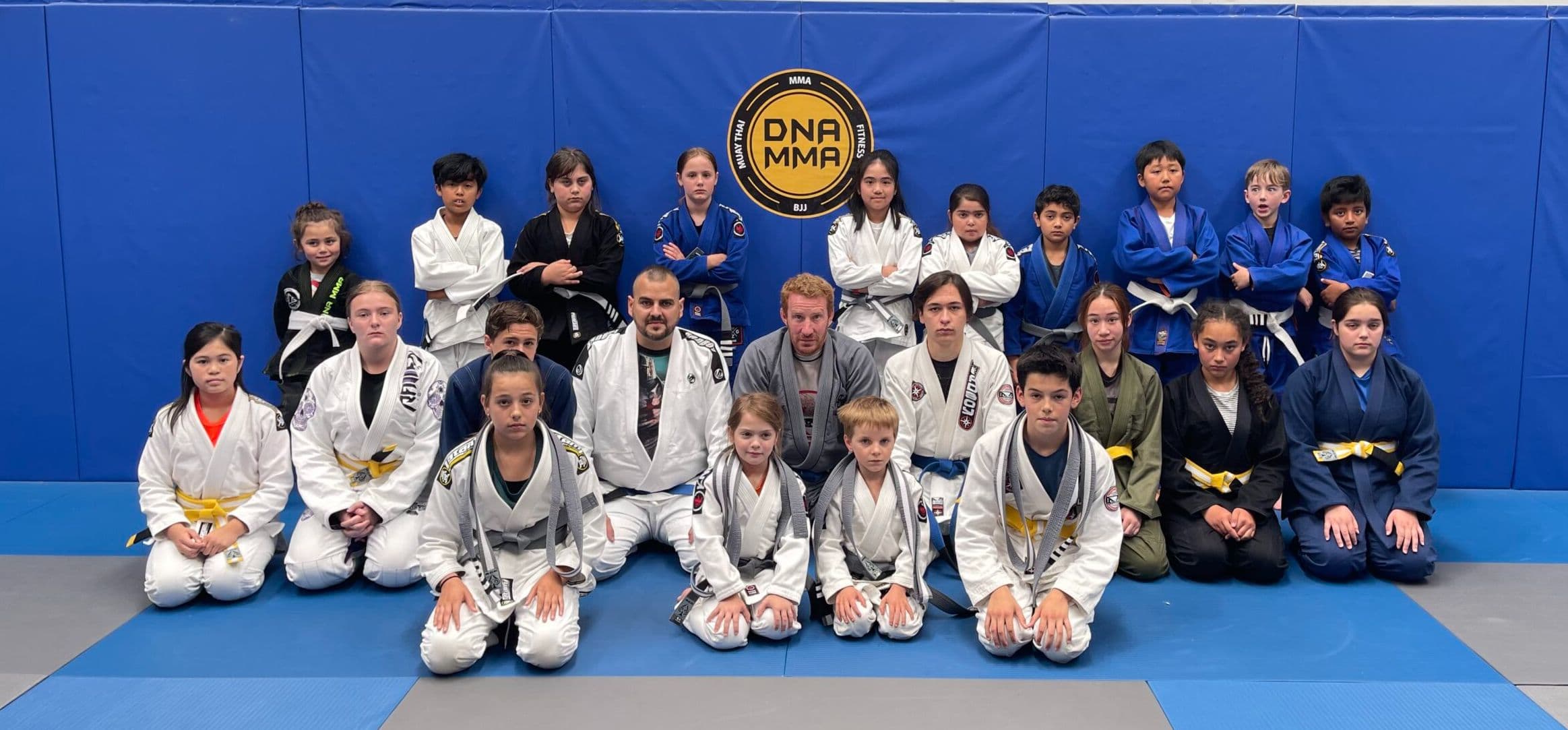 DNA MMA Logo on Kidsbook