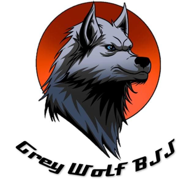 Grey Wolf Brazilian Jiu Jitsu Logo on Kidsbook