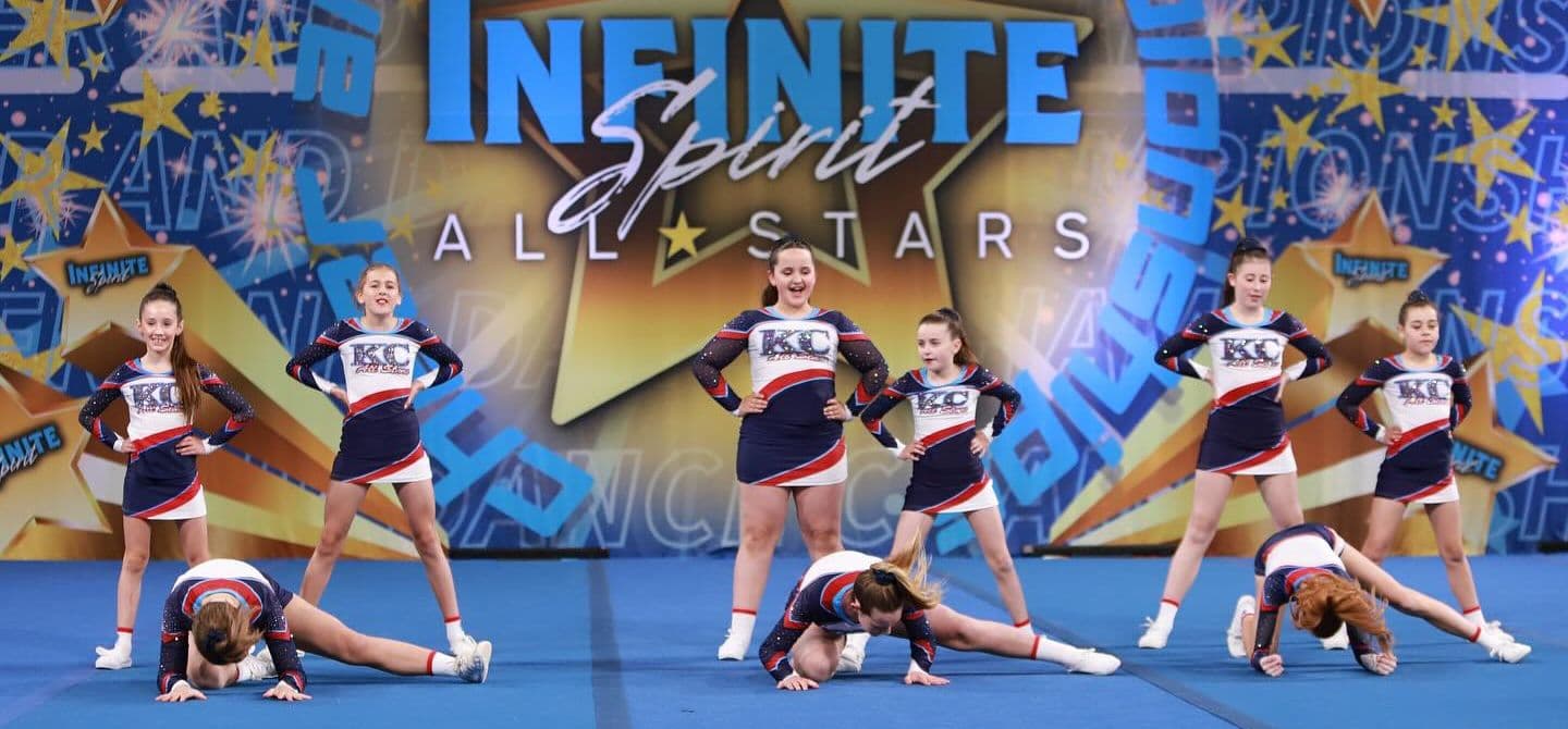 KC Allstars Cheerleading Logo on Kidsbook