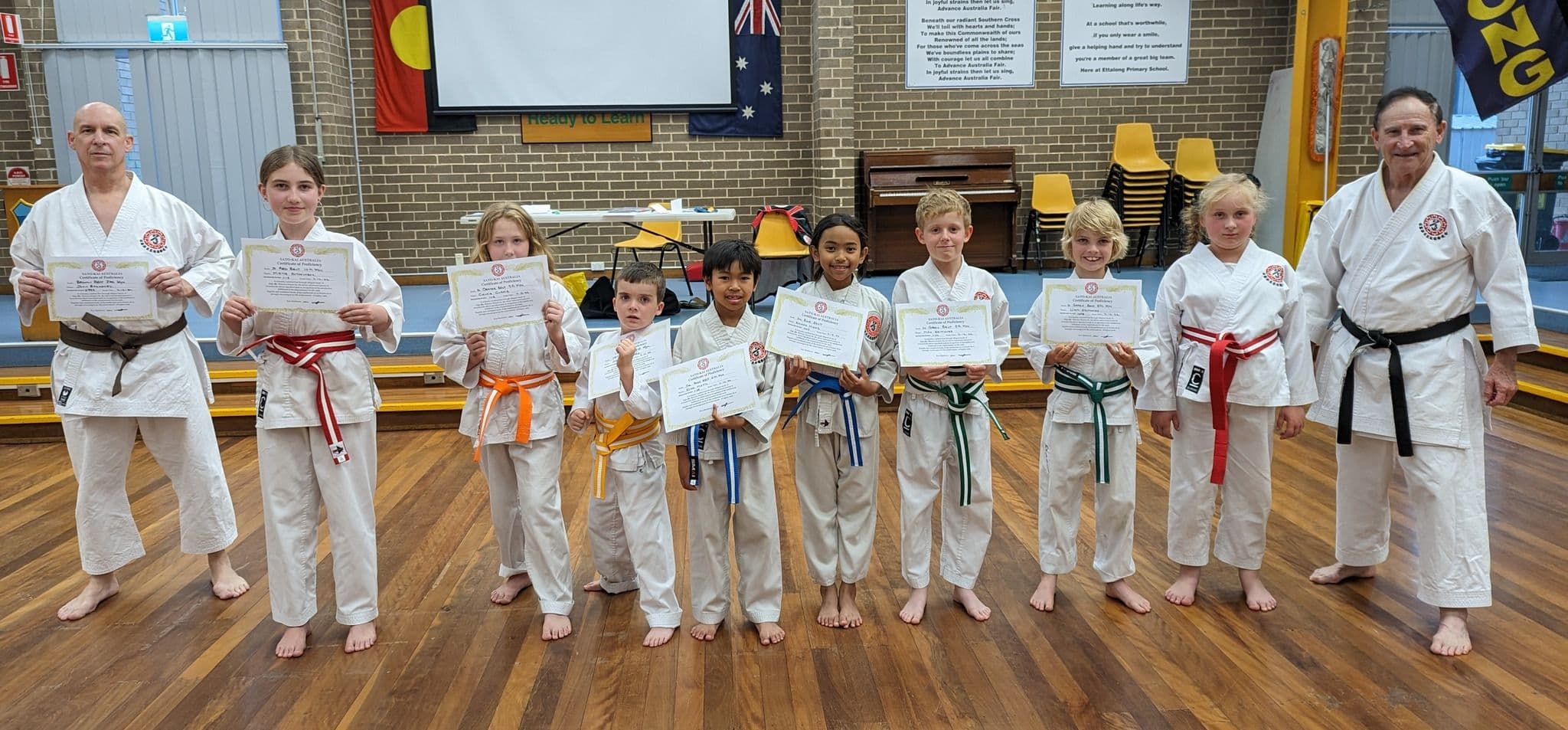 Sato-Ha Karatedo Australia Logo on Kidsbook