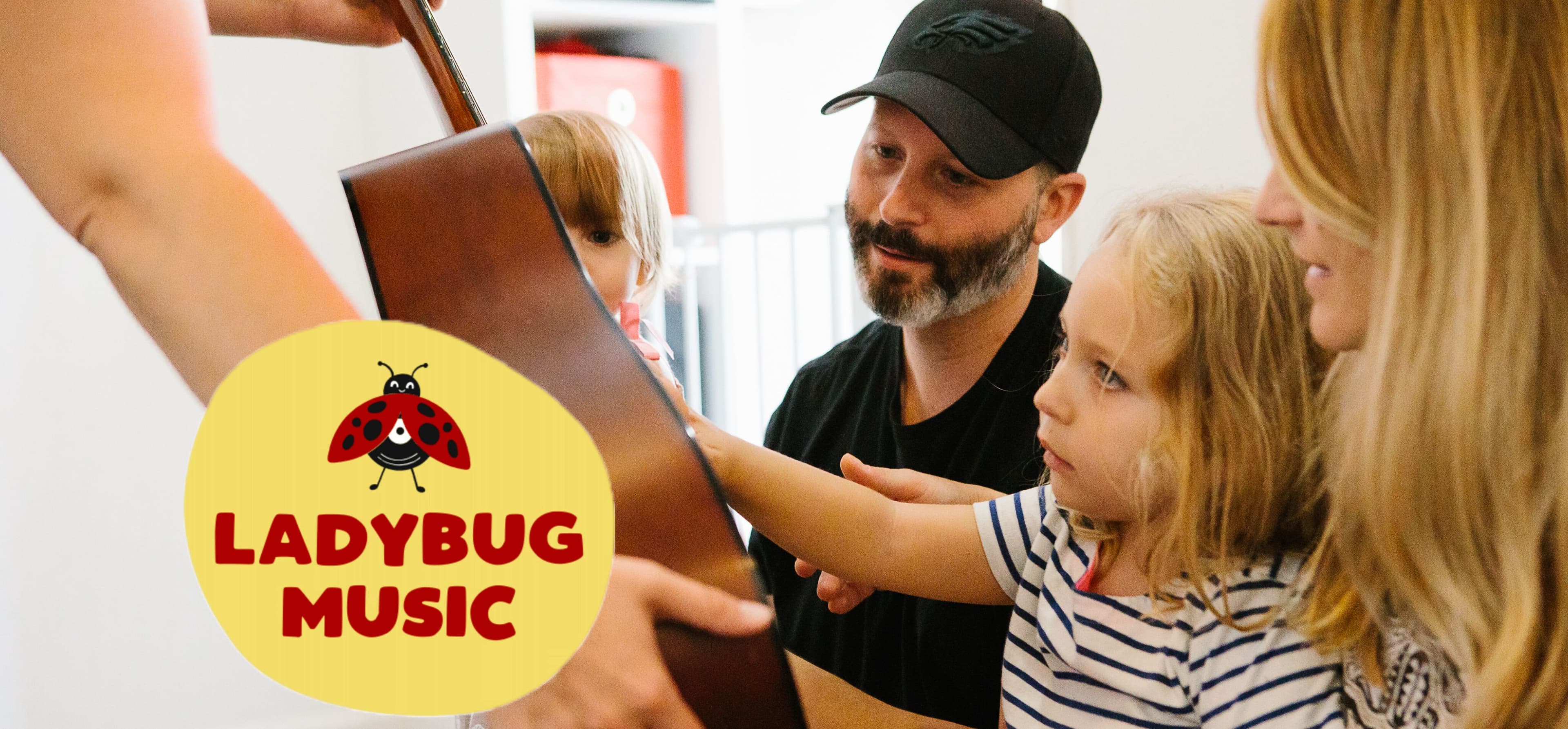 Ladybug Music Sydney Logo on Kidsbook