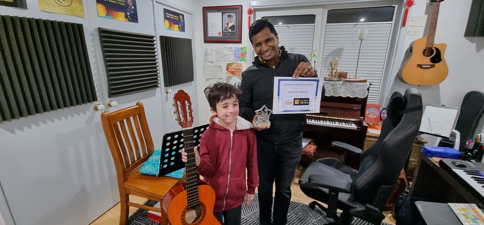 Learn Music With Shaun Logo on Kidsbook