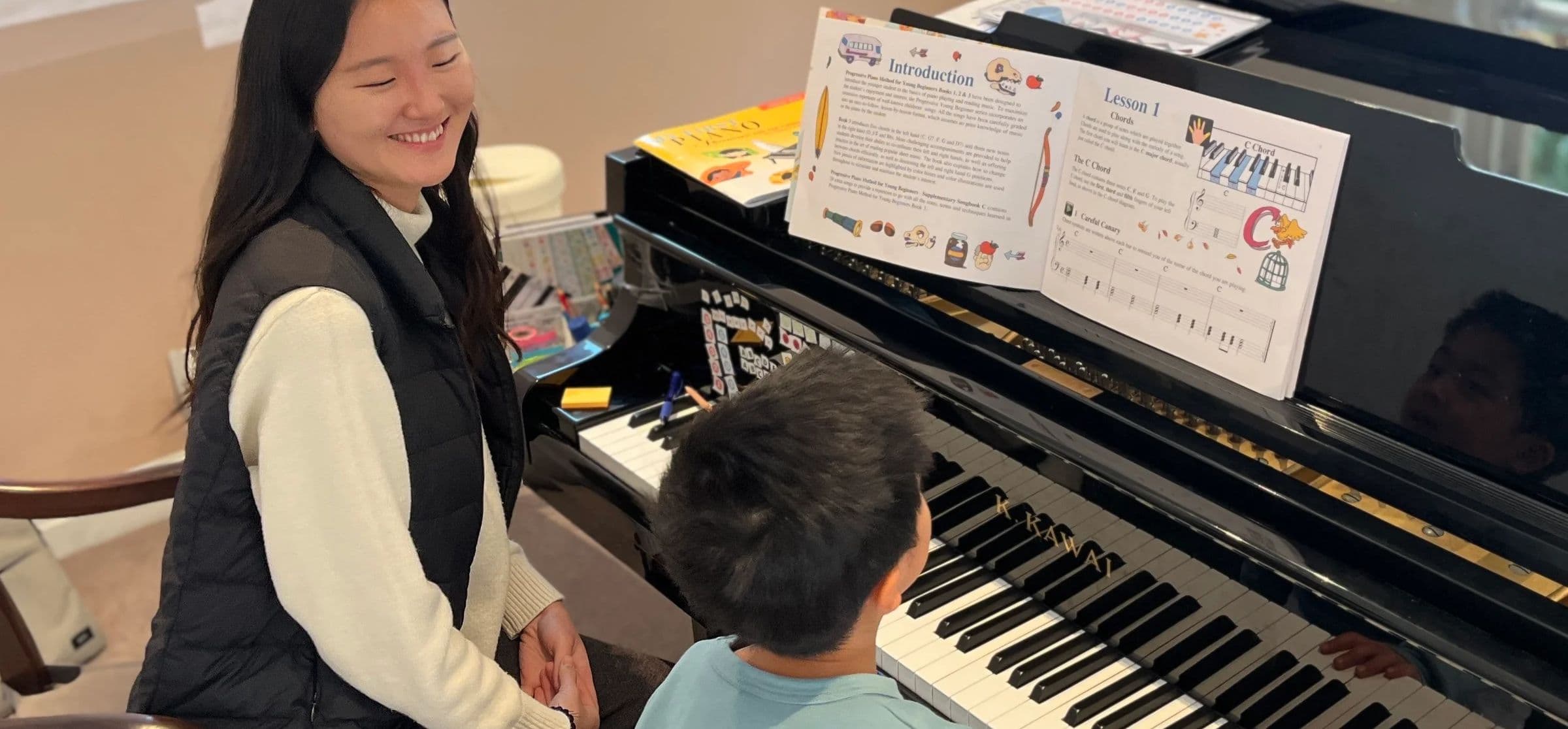 All Hands Piano Academy Logo on Kidsbook