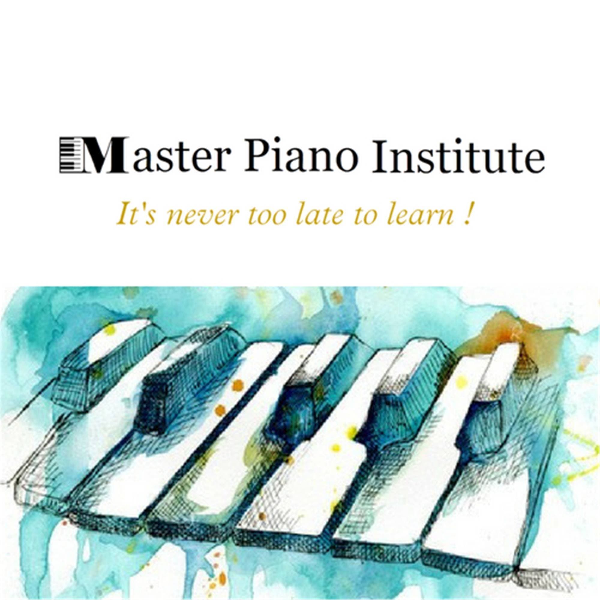 Master Piano Institute Logo on Kidsbook