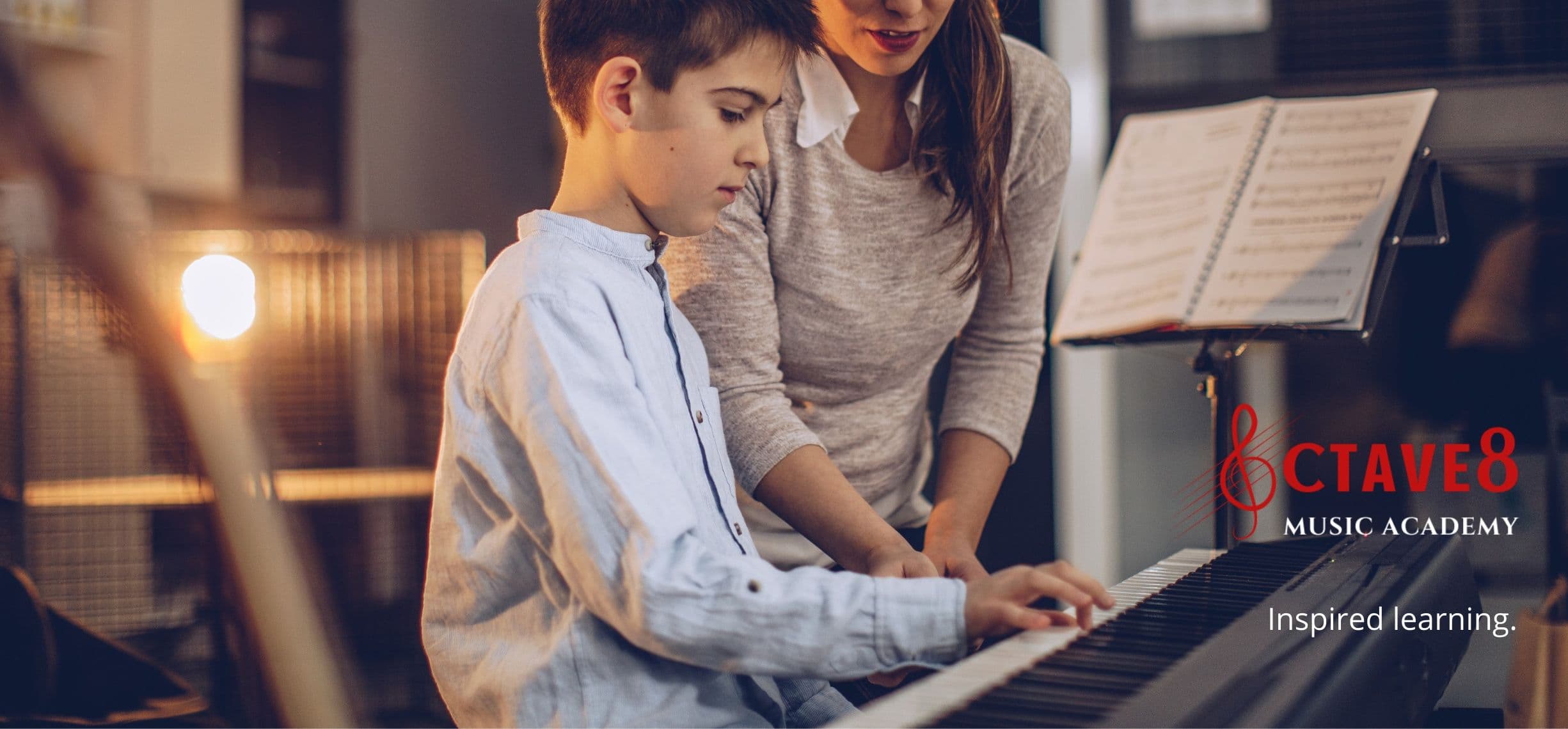 Octave8 Music Academy Logo on Kidsbook