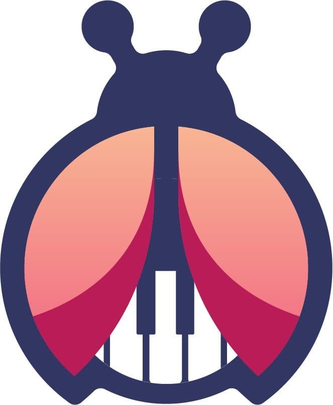 The Piano Bug Logo on Kidsbook
