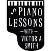 Piano lessons with Victoria Smith Logo on Kidsbook