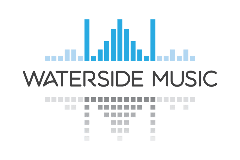 Waterside Music Logo on Kidsbook