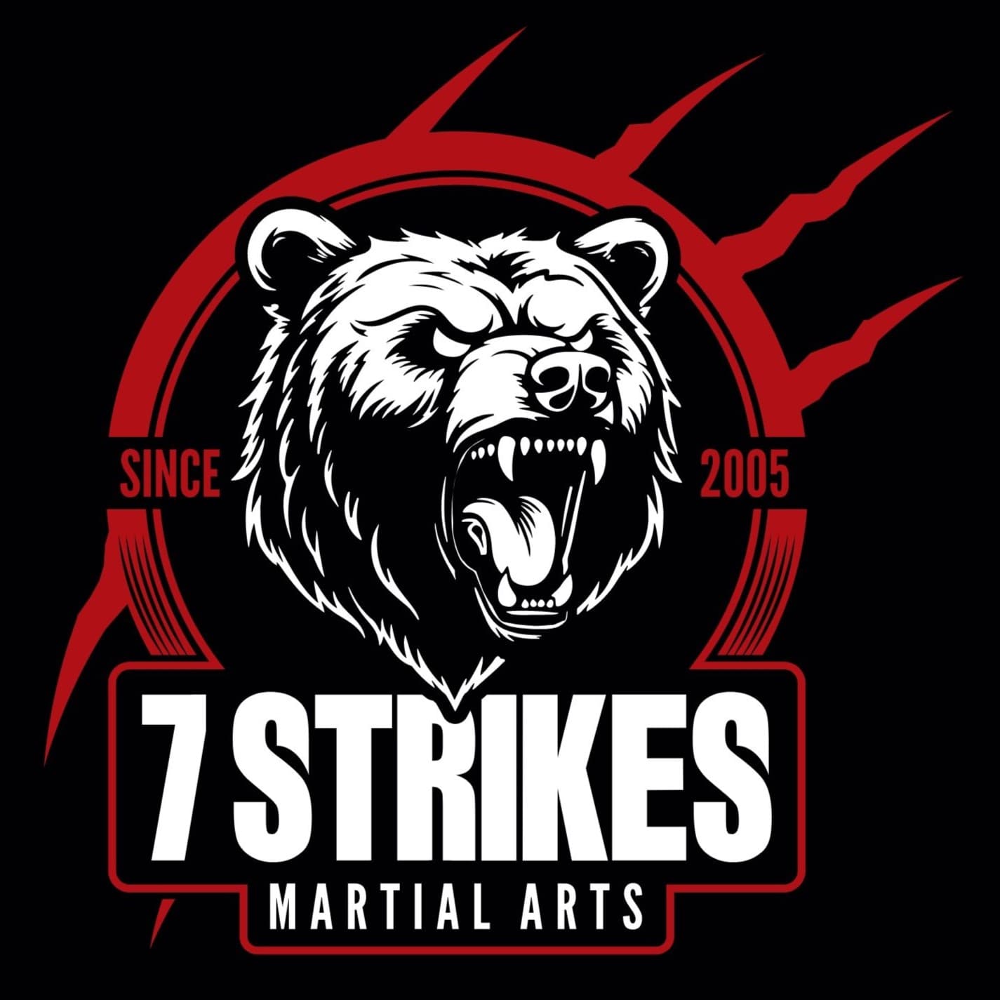 7 Strikes Martial Arts Logo on Kidsbook