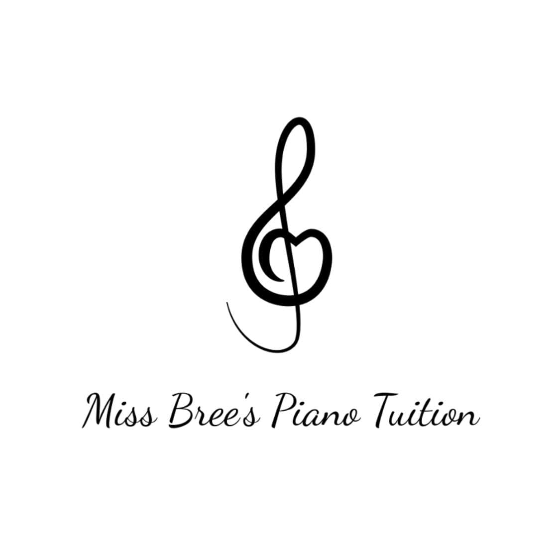 Miss Bree's Piano Tuition Logo on Kidsbook