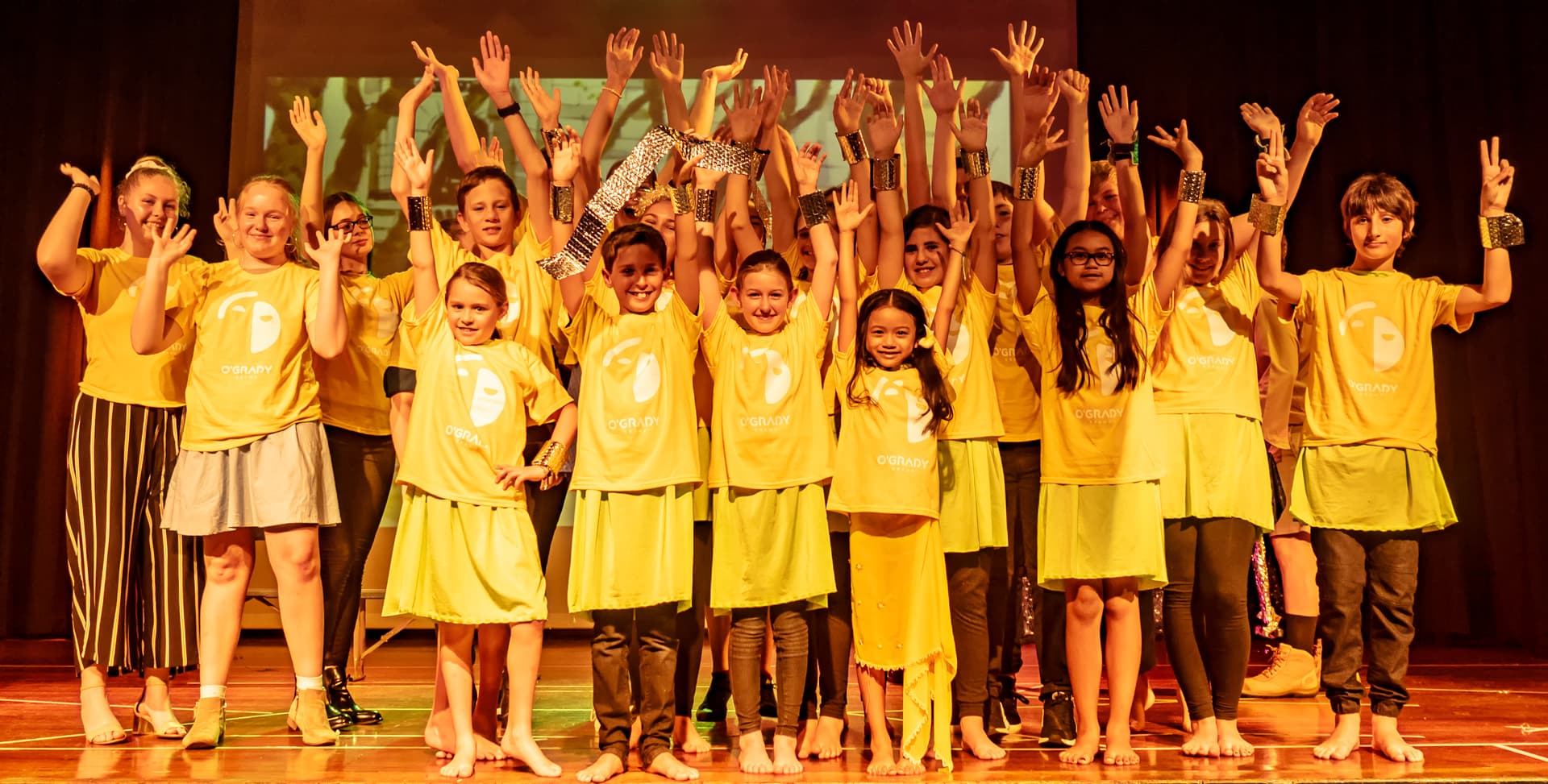 O'Grady Drama Academy Northern Beaches Logo on Kidsbook