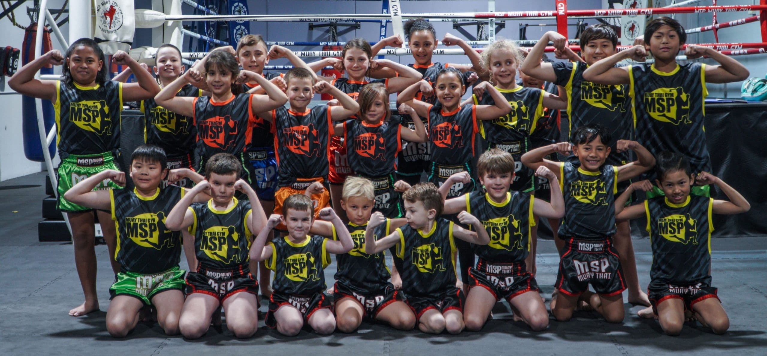 MSP Muay Thai Logo on Kidsbook