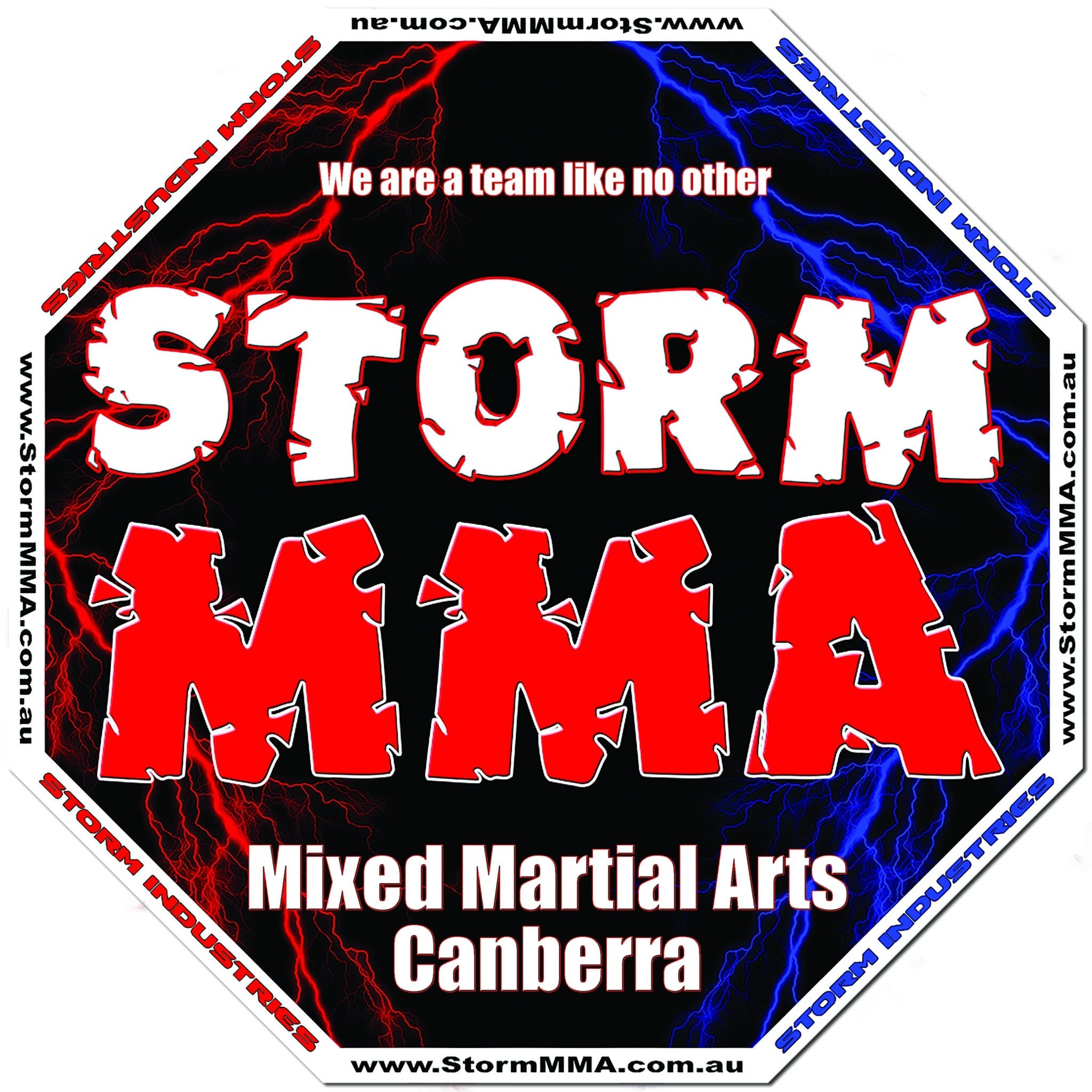 Storm MMA Logo on Kidsbook