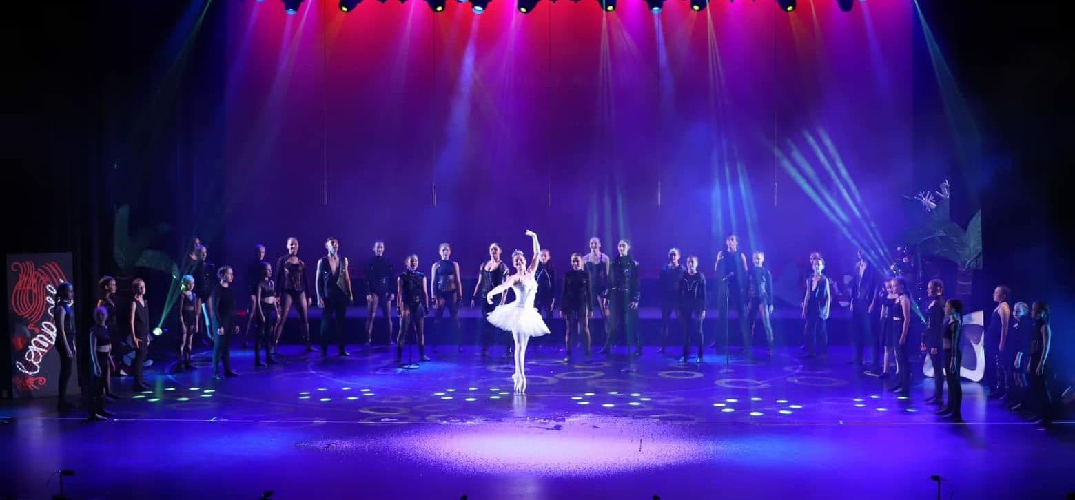 The Dance Dept. Logo on Kidsbook