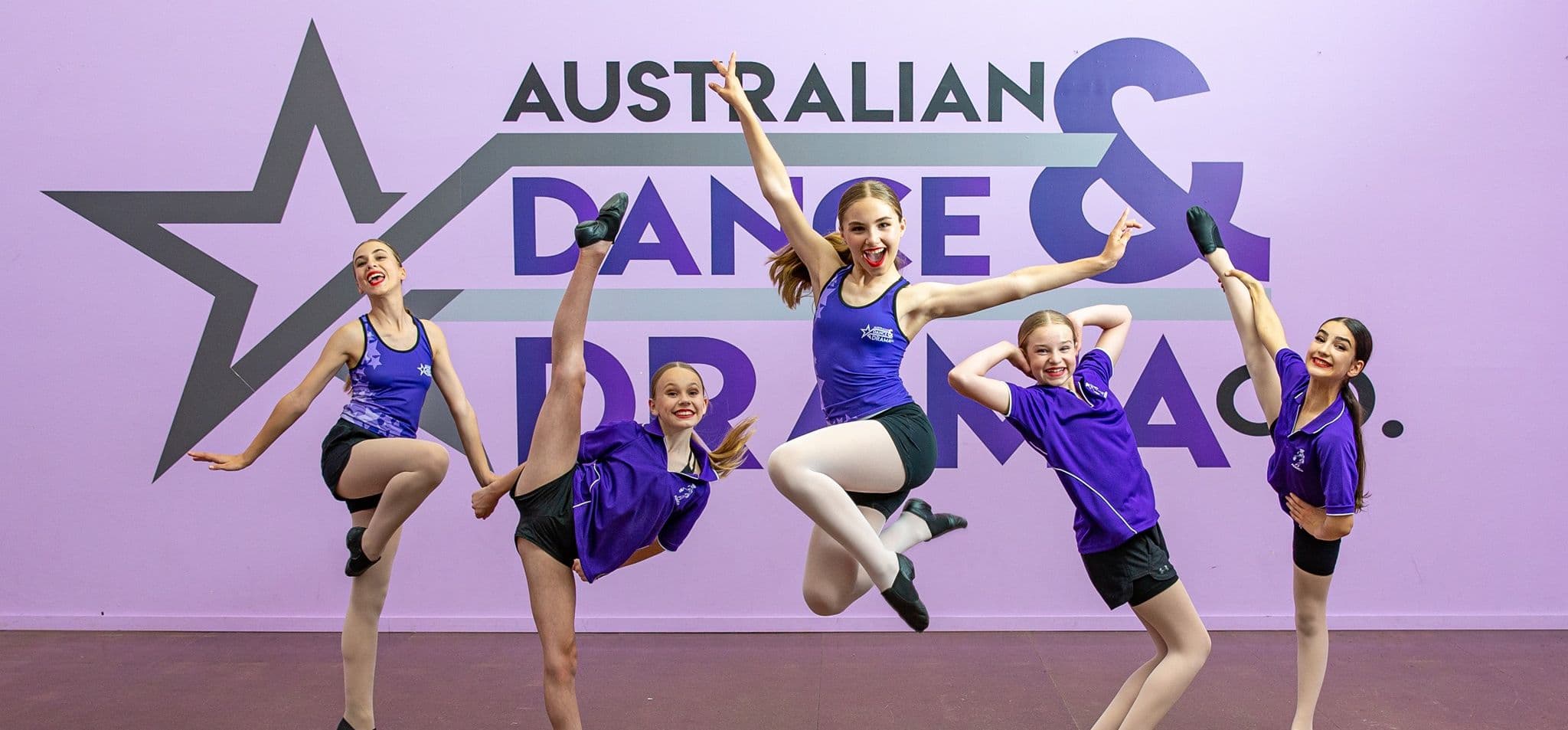 Australian Dance & Drama Co Logo on Kidsbook