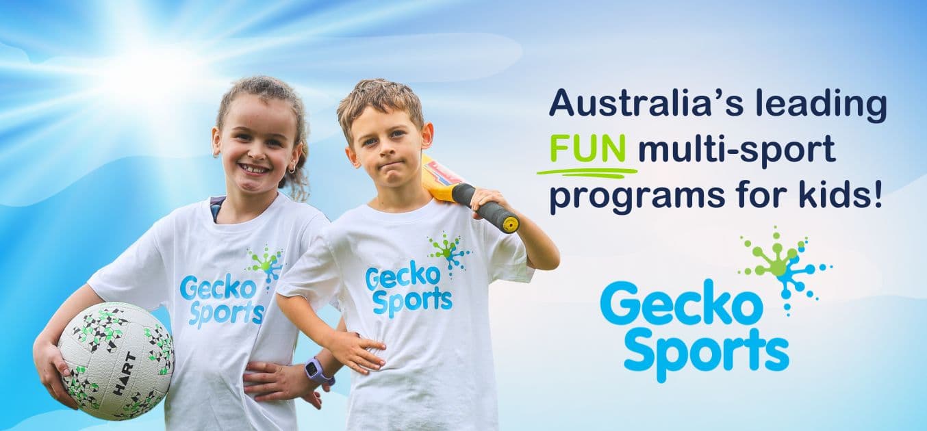 GeckoSports Bayside Sydney Logo on Kidsbook