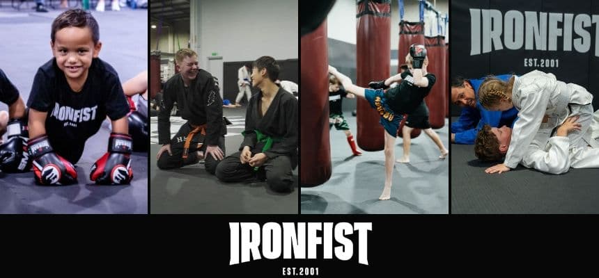 The Ironfist Gym Logo on Kidsbook