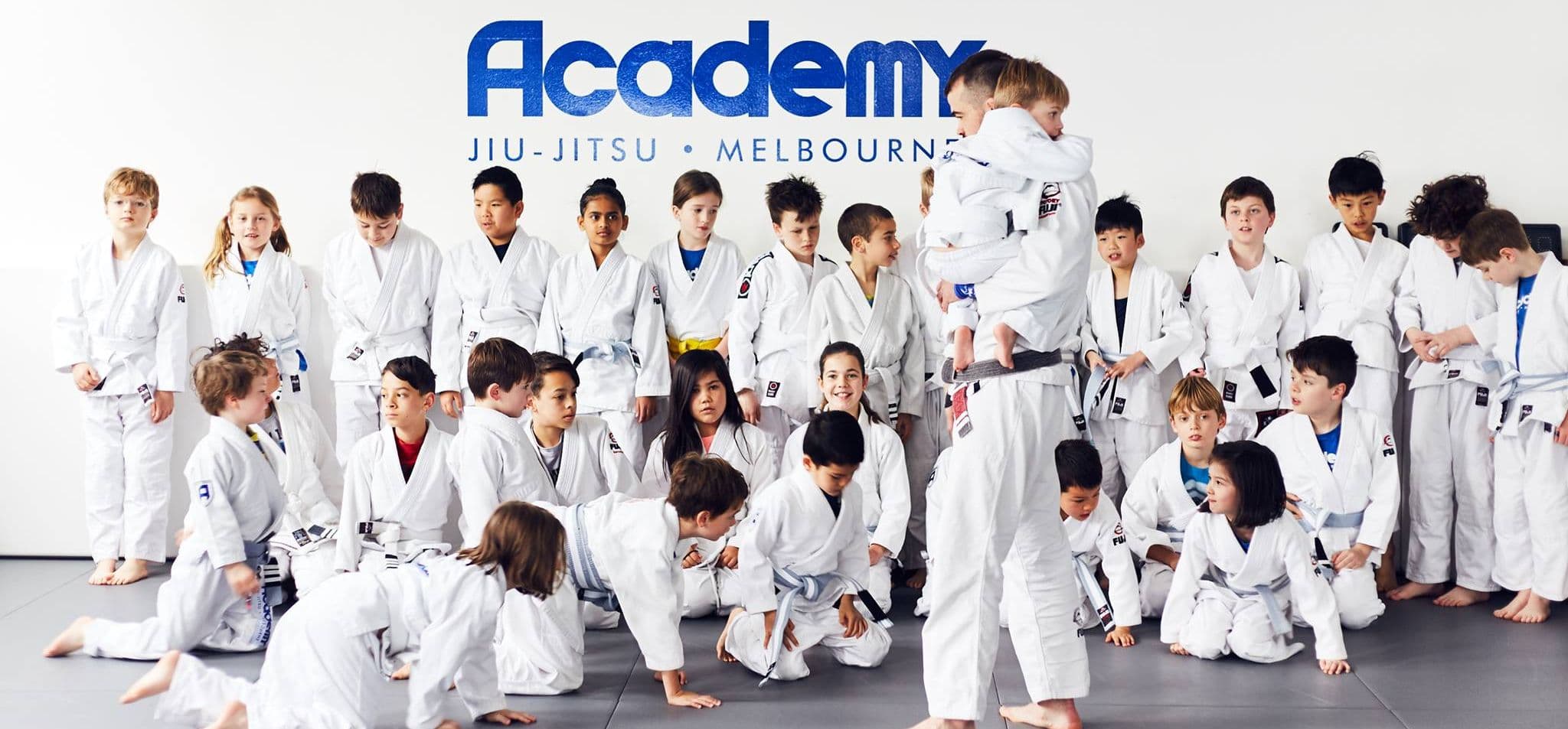 Academy Jiu-Jitsu Logo on Kidsbook