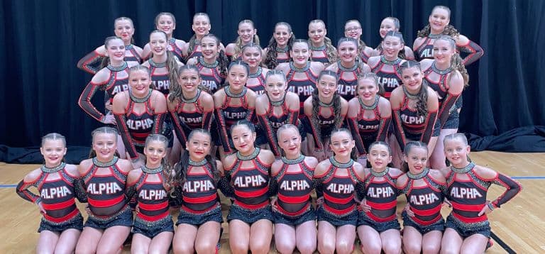 Alpha Athletics Cheer Logo on Kidsbook