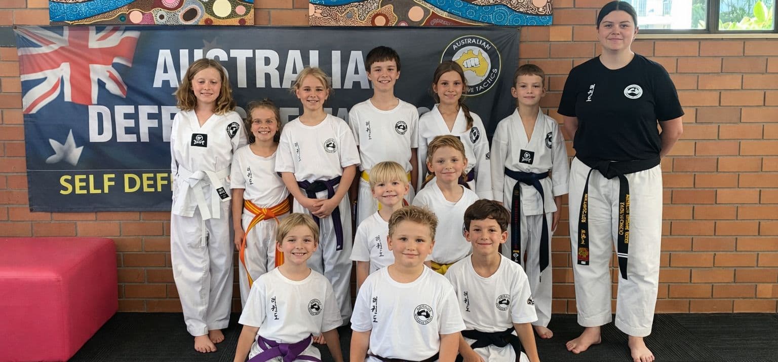 Australian Defensive Tactics Logo on Kidsbook